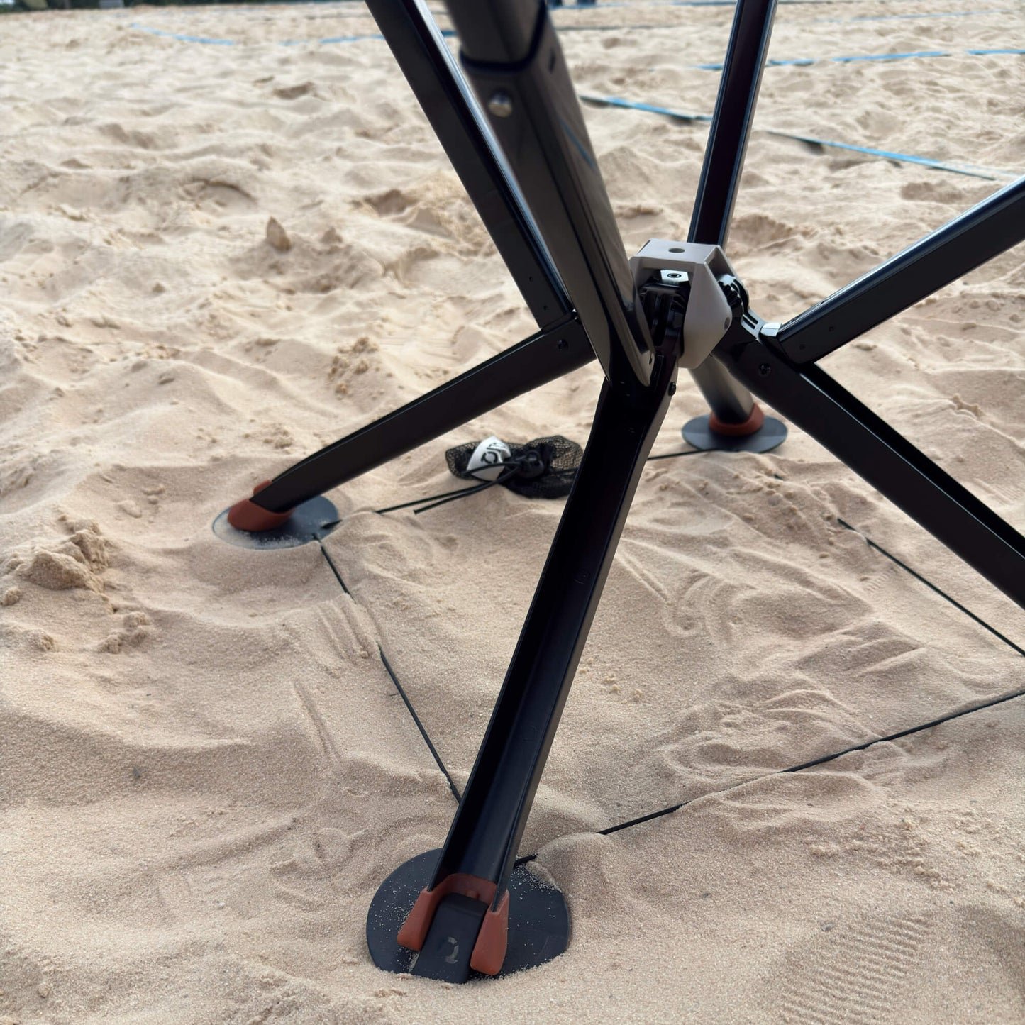 Beach Feet for CLIQ Chairs - Close up in beach sand - CLIQ